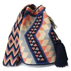 summer pastel bag boho style with tassels